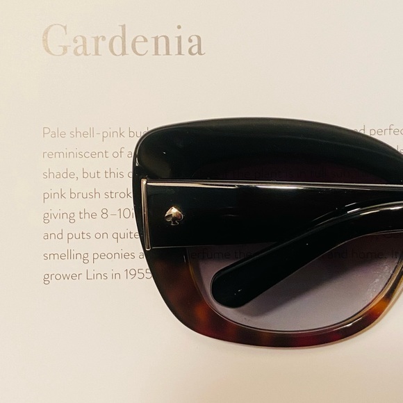 Like NEW! Kate Spade Black & Tortoise Large Cateye Sunglasses - Picture 9 of 15
